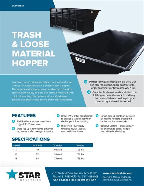 trash and loose hopper